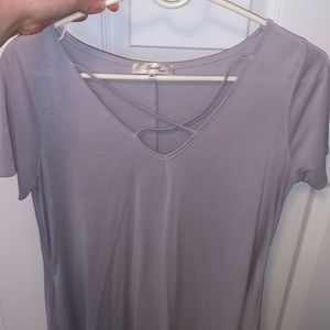 Light Purple T-shirt Dress